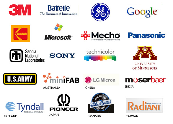 Some customers of Digital Matrix electroforming equipment